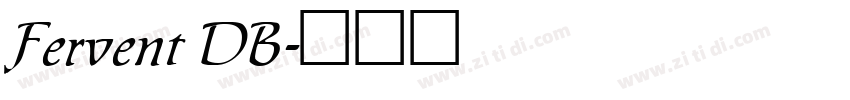 Fervent DB字体转换